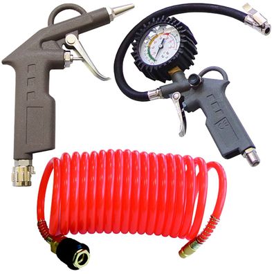 Set für Kompressor Airtool W-2000A1, 1/4", 3-teilig, Spritz
