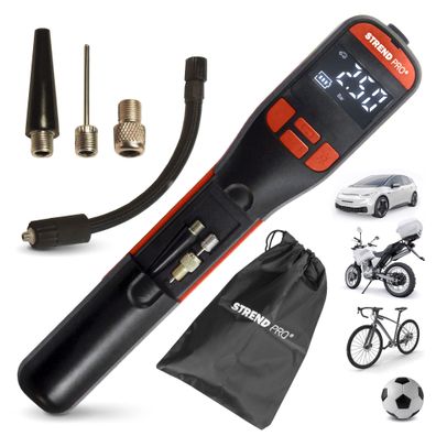 Kompressor Strend Pro K25, Handkompressor, 150 psi, 10 bar, LED-Licht