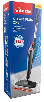 Dampfmop Vileda Steam Plus XXL, flach, für Böden
