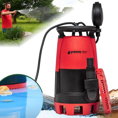 Pumpe Strend Pro MC900E, 900W, für trübes Wasser, 18000 l h, Kabel 10 m