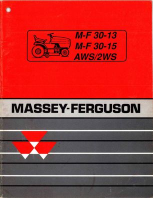 Betriebsanleitung Massey Ferguson MF 30-13 MF 30-15 AWS-2WS