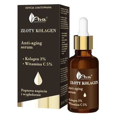 Ava Laboratorium Gold-Kollagen Anti-Aging Serum, 30ml