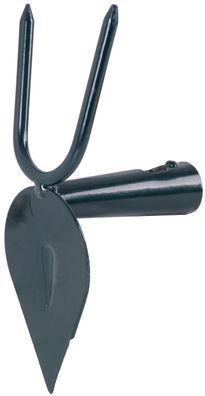 Hacke H105, spitz-zweizackig, ohne Stiel