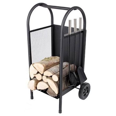 Ständer Homefire LR802, für Kaminholz + Werkzeug, 35x31x81 cm
