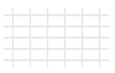 Rankgitter Garden MEK6, 145x42, 5 cm, 4 4, 7 mm, PVC Stahl, für Blumen