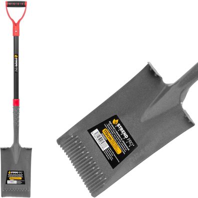 Spaten Strend Pro Garden ErgoBULL, gerade, Drainagespaten, mit