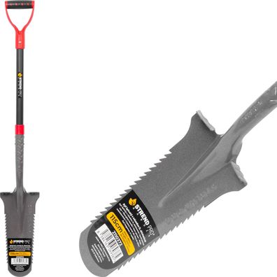 Spaten Strend Pro Garden ErgoBULL, Drainagespaten, mit Fiberglasstiel D