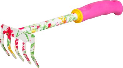 Harke Strend Pro, Garten, Blumendruck, rosa, 30x8,5 cm, Ladies line
