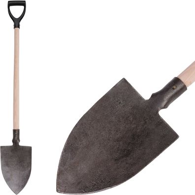 Spaten Gardex 1250 g, spitz, Holzstiel D