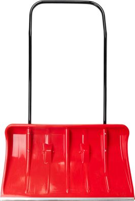 Schneeschieber Yeti, 800x460 1400 mm, PVC, mit Griff auf Rädern