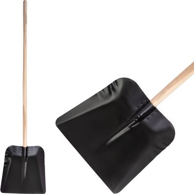 Schaufel KOVO 72. WH, Metall, schwarz, Holzstiel