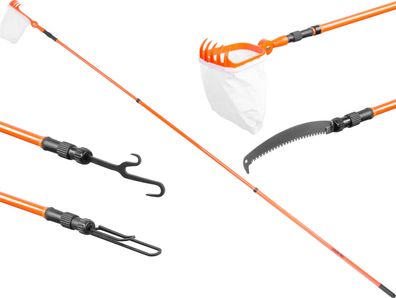 Obsterntehelfer Strend Pro GT7031 Netz, Säge, Teleskop 3.6 m