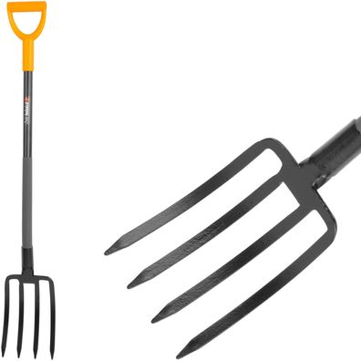 Gabel FarmLine1200, 4-zinkig, Grabgabel, MattPowder