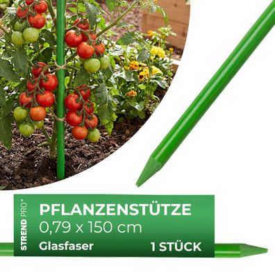 Stab CountryYard S279, 150 cm, 7.9 mm, grün, Stützstab, Fiberglas — Verkaufseinheit
