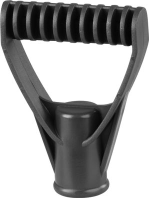 Griff PVC Grip, für Spaten/Schneeschieber, 30 mm, Kunststoff, schwarz