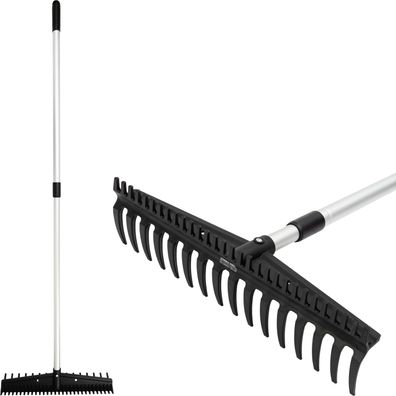 Gartenrechen Strend Pro Premium S891-AL, 445x115 mm, 16 Zähne, ALU-Teleskopstiel