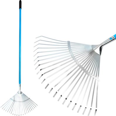 Laubbesen AQUACRAFT® 380352, Garten, Fächerbesen, ALU Stiel