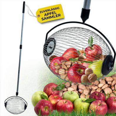 Sammler Strend Pro OD-50206, für Nüsse und Obst mit ALU Teleskopstiel