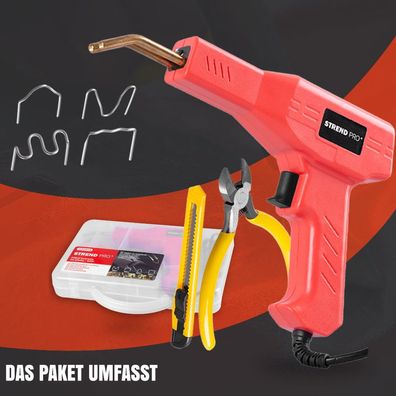 Schweißpistole Strend Pro, zum Kunststoffschweißen, 43 W, mit Zubehör