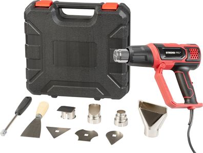 Heißluftpistole Strend Pro HG203, 2000W, LCD-Display, mit Koffer