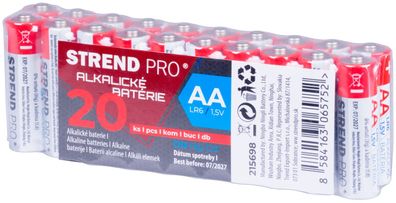 Batterie Strend Pro, LR6, 20 Stk., AA Mignon