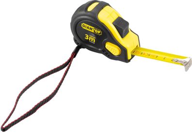 Bandmaß GIANT CR-G16 CE 3 m, Rollbandmaß, gummiert