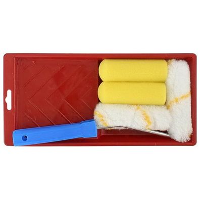 Malerset Brosse PS014, 6-teilig, Walzen mit Wanne