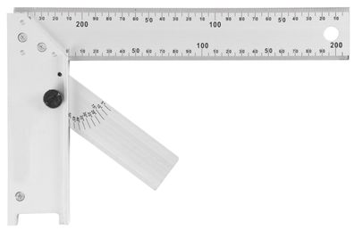 Winkel DY-5030 • 250 mm, Alu, mit Winkelmesser