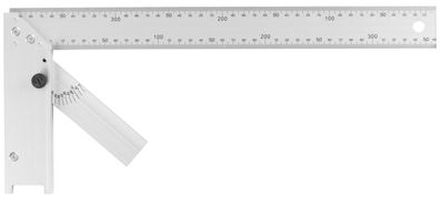 Winkel DY-5030 • 400 mm, Alu, mit Winkelmesser