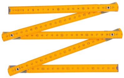 Meter Strend Pro FS18, 1 m, Holz, Klappmeter