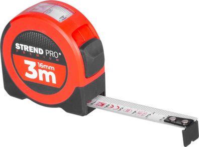 Bandmaß Strend Pro Premium RW3016W, 3 m, 16 mm, Rollbandmaß, mit Fenster