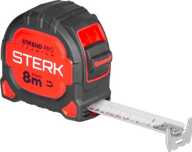 Bandmaß Strend Pro Premium Sterk RZ8027, 8 m, 27 mm, Rollbandmaß, extra
