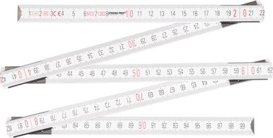 Meter Strend Pro Premium WR105, 1 m, Holz, Klappmeter