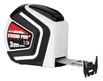 Bandmaß Strend Pro Premium 3 m, Rollbandmaß, Auto STOP, magnetisch