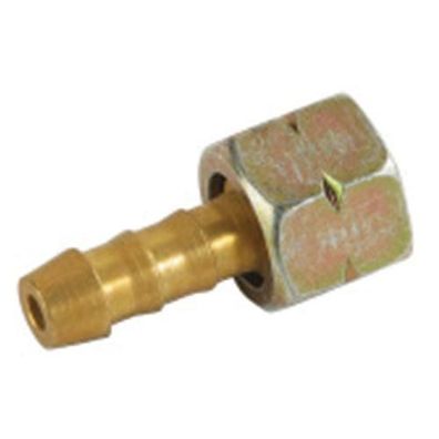Stutzen Meva NP01017, D8 mm, für Gas, LPG, Einweg, Gewinde G3/8" L