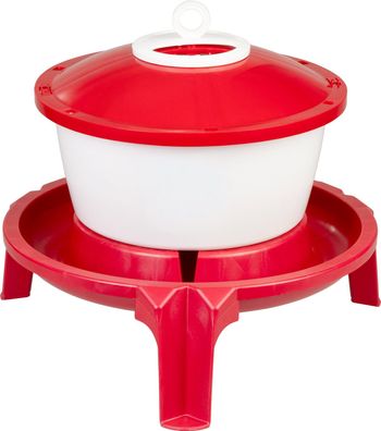 Tränke RAPID CLEAN, für Geflügel, mit Füßen, 6 Liter, Kunststoff