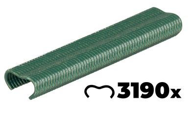 Klammern RAPID VR16, PVC grün, Klammern für Bindezangen RAPID FP216 und