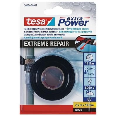 Band tesa® Extreme Repair, selbstvulkanisierend, klebend, 19 mm, L-2.5 m