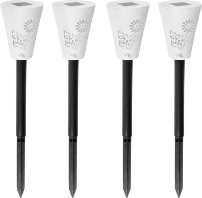 Lampe Strend Pro Sargas, 7x35 cm, Solar, 2x LED, AAA, Pack. 4 Stk
