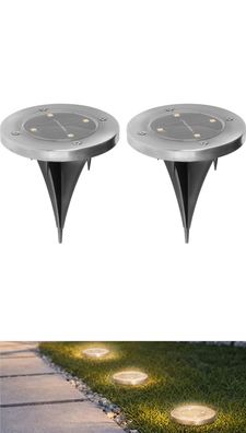 Lampe Strend Pro Gruid, 115x140 mm, Solar, 4x LED, AA, Pack. 2 Stk
