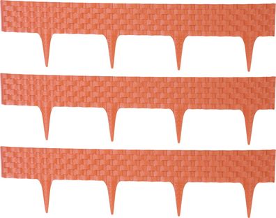 Palisade RattanPalisade L-2, 40 m, Terrakotta, Pack. 3 Stk., 820x95 200