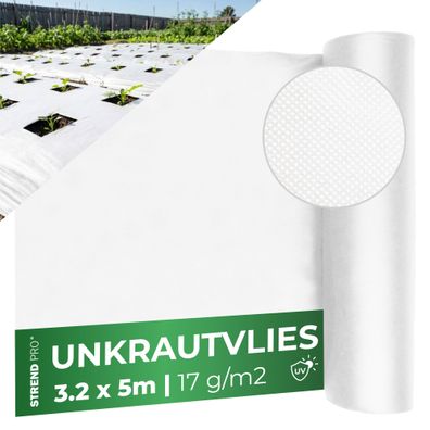 Textilie Garden B1106 3,2x5 m, Vliesstoff, 17 g/m, weiß