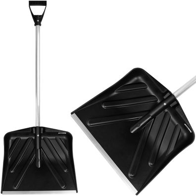 Schneeschieber ANSNOW P9, 435x390 mm, Schneeschaufel, Kunststoff, ALU-Stiel