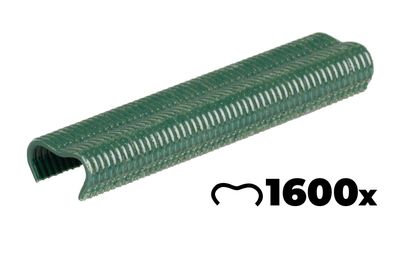 Klammern RAPID VR22, PVC grün, Klammern für Bindezangen RAPID FP222 und