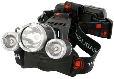 Stirnlampe Strend Pro Headlight H931, T6 + 2 XPE LED, 300 lm, 1200 mAh