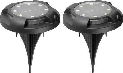 Lampe Strend Pro Strend Pro Crater, 11x14 cm, Solar, 12x SMD LED, AA, 2