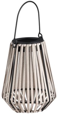 Lampe Strend Pro Garden, Solar, LED, hängend, Rattan, 12x12x24 cm
