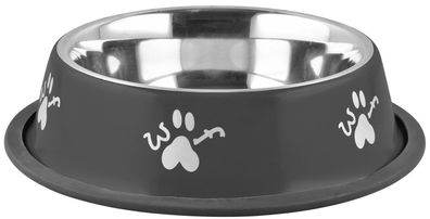 Napf MagicHome Woof, 19 cm, 400 ml, Schwarz, fur Hunde