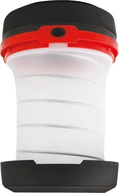 Lampe Strend Pro Camping, faltbar, Campinglaterne, 3xAA, rot, 8,5x5/13 cm