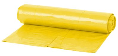 Säcke MagicHome ROLO, 120 Liter, Recycling, gelb, Packung 25 Stk., Classic